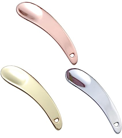 Veemoon 3pièces Cuillères Alliage De Zinc Pour Crème Yeux Et Lotion Spatules Cosmétiques Durables Et Légères Lot Pour Échantillonnage Et Application Faciale