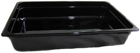 airbrush-city GN 1/1 Gastronormbehälter GN-Behälter 16 Liter Tiefe 100mm Kunststoff schwarz