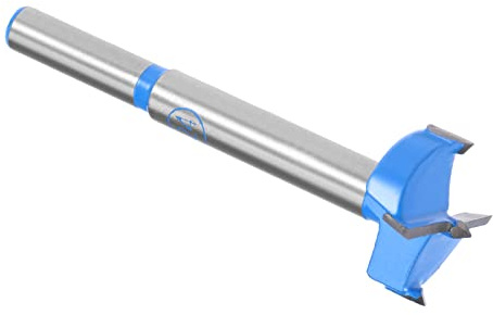 Kozelo Forstner Spiralbohrer - [24mm] Tungsten robustmetall Bohreröffner für Holz Möbel Scharnier Holzbearbeitung Verwendung Runde Schaft Dunkel Blau