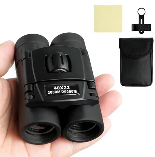 Kompaktes Mini Fernglas 8X HD Mit Smartphone-Adapter - Faltbares Teleskop Für Erwachsene, Kinder, Vogelbeobachtung, Opernkonzert, Reisen, Wandern, Outdoor Landschaft