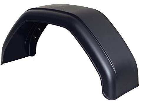 meinAnhängerersatzteil Schutzblech Kotflügel 180x660mm Kunststoff 18x66 cm Schutzbleche f. Pkw Anhänger