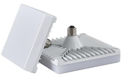 Linqzxz 1 Pezzo Lampadina LED Universale per E26/E27, Quadrata 60W Alta Luminosità Lampadine per Interni, AC 85-265V, Utilizzabile in Soggiorni, Uffici e Abitazioni, Non Regolabile