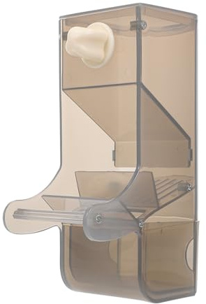 Homoyoyo Mangiatoia per Pappagalli in Plastica Ciotola per Uccelli, Contenitore Cibo Leggero e Lavabile, Forniture Alimentazione per Gabbia di Parrocchetti e Canarini, Uso Quotidiano