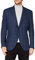 HACKETT LONDON Mens Blue Hopsack Check Cc Jacket, 551BLUE, 40W/32L
