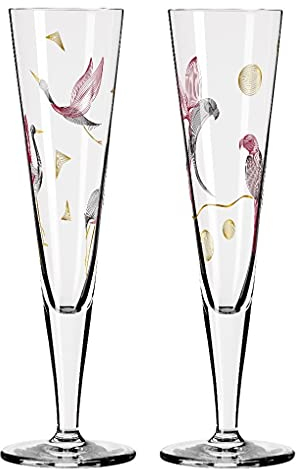CREAFLOR HOME 2er Set Ritzenhoff Champus Goldnacht Champagnergläser 15 + 16 Christine Kordes