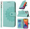 Elteker Handyhülle iPhone 11 Pro Max, Hülle iPhone 11 Pro Max Klapphülle, [3 Kartenfächer] [Magnet Verschluss] Eleganter Prägung Schutzhülle Ledertasche Handyhülle für iPhone 11 Pro Max, Grün