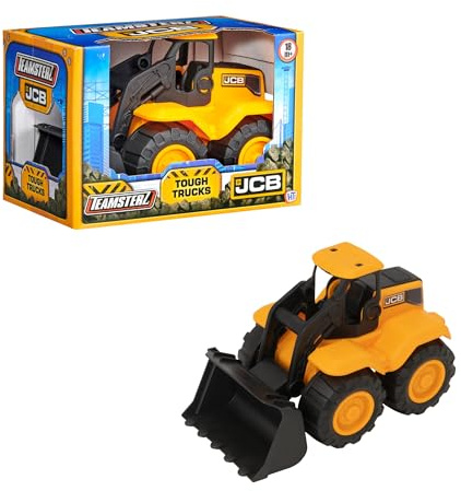 Teamsterz JCB 7 Orange Construction Toy | Durable Vehicle for Kids 18M+ | Great for Indoor, Outdoor & Sandpit Play | Fun for Boys & Girls (Wheel Loader Truck)