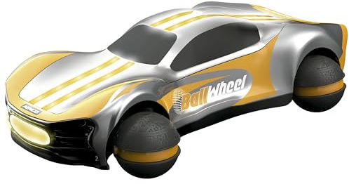 Ninco - Coche teledirigido Ball Wheel con batería de Litio y Deslizamiento Lateral, Un Concept Car con Ruedas esféricas y rotación 360º, A Partir de 6 años (NH93197)