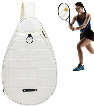 Tennis Bag | Damen Tennistasche - Badminton Tasche Racquetball Tasche - Tennis Umhängetasche | Sport Rucksack, Tennisschläger Tasche für Paddel, Schläger, Bälle