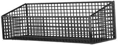 DimyFew Cesta de Montaje en Pared, Estante Colgante de Metal, Resistente montada en la Pared, Cesta de Almacenamiento para el hogar, baño, pequeño