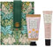 William Morris At Home Hand Cream 30ml and Lip Balm 10ml in Display Tray With Canvas Pocket Pouch, Shea Butter and Jojoba Oil, Beauty Gift For Her, Travel Size, Cruelty and Vegan Friendly