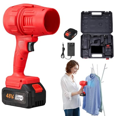 Soffiatore senza fili | Soffiatore per neve e polvere | Ventilatore portatile per giardino esterno auto ferro casa neve campeggio con batteria e caricatore