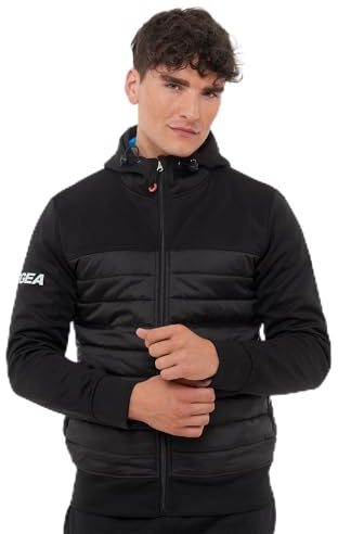 LEGEA Giubbotto imbottito LAPPONIA sportiva da sport uomo slim fit idrorepellente antivento con cappuccio