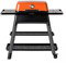 everdure by heston blumenthal Design-Gasgrill FORCE mit 2 Hochleistungs-Gasbrennern Orange I Gas-Grill präzise steuerbar & grillbereit in 5 Minuten I rostfreier & massiver Aluminium-Grilldeckel