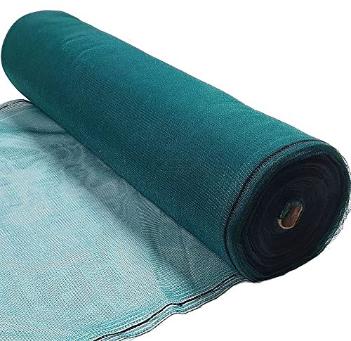 Windbreak Netting, Green Net For Garden - 50% Wind Reduction - 40% Shade With Eyelets - Garden Privacy Netting For Plant Protection, Heavy Duty Windbreak - Ideal For Greenhouses (10m, 1m)