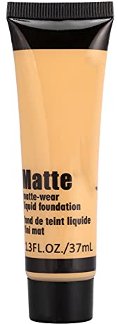 MISS ROSE Makeup Base Face Liquid Foundation Matte Wear Concealer Sun Block Cream (BEIGE 4)