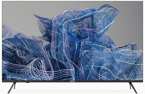 KIVI 50U750NB Smart TV sans cadre – Téléviseur 50 Pouces UHD 4K, Comparable à OLED, HDR10 et HLG, Son Dolby, Android 11, Commande Vocale, Wi-Fi, pour HBO, Téléviseurs et Télévision en Offres Spéciales