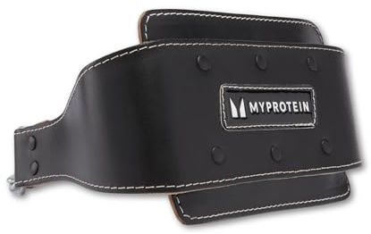 Myprotein Leather Dipping Belt for Weight Lifting – Adjustable Weight Belt with Chain for Pull-Ups, Dips, Squats & Strength Training – Durable, Heavy Duty, Comfortable (Black)