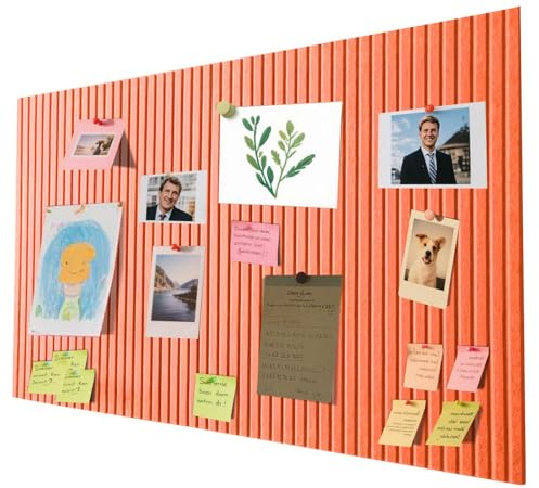 40 x 60 cm anslagstavla stor självhäftande – dekorativ anslagstavla av filt, pinvägg, korktavla, vikbar fotopanel, planeringstavla för kontor, hem och barnrum