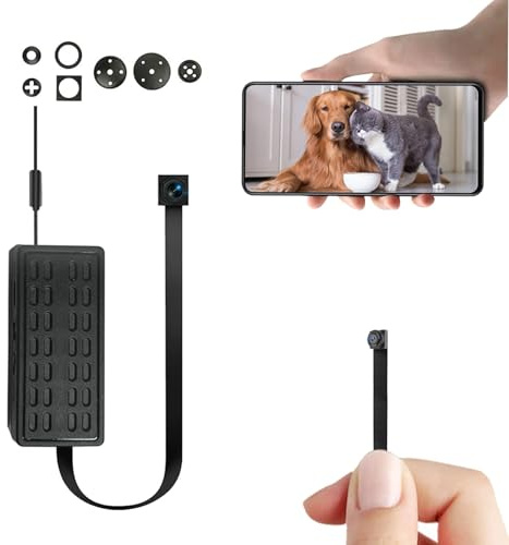 Ctetma Mini Hidden Camera DIY Module, HD 4K Wireless Cameras, Small WiFi Nanny Cam, Portable Tiny Security Camera for Home Indoor & Outdoor