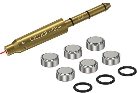 Collimateur Laser 4,5 mm (0,177)/27 mm/6,5 mm/9 mm/22LR pour Armes à air comprimé | Calibrage Rapide des Lunettes de visée - [Usage Exclusif pour Les activités Sportives]