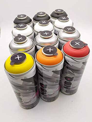 NBQPRO Mat 400 ml 12 unités populaires couleurs Graffiti Street Art Peinture murale Spray de peinture