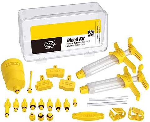 Eachbid Kit Purge Frein Outils Velo Hydrauliques à Disque pour Shimano, Magura, Tektro et Sram Series MTB, Kit Réparation Vélo