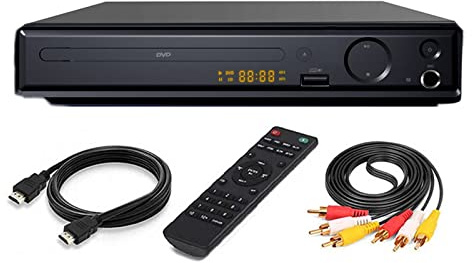 4K Blu-ray Eye Protection DVD-spelare, HDMI-hem VCD HD-uppspelning, med USB-uttag/avstängningsminne