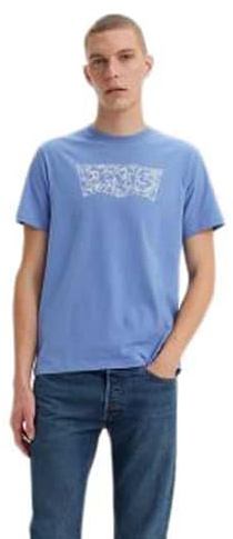 Levi's Graphic Crewneck Tee T-shirt, Floral Bw Blue Cascade, M Uomo