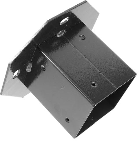 Veemoon Wooden Mailbox Bracket Base Post Protector for Deck Railing Supporting Base Mailbox Stand Protector for Outdoor Use