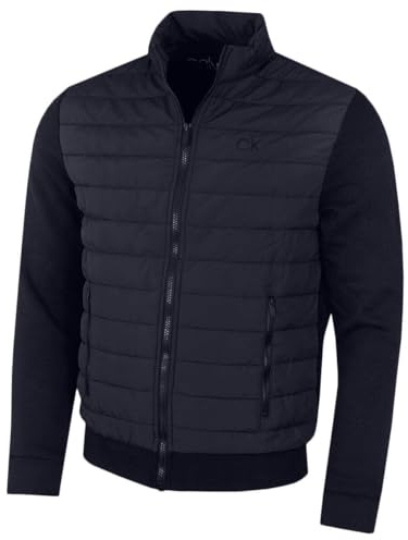 Calvin Klein Mens Hybrid Jacket - Navy/Navy - L