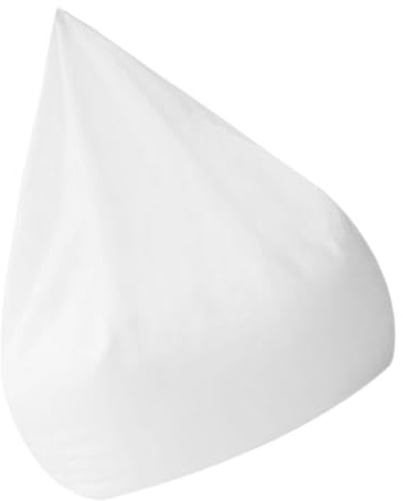 Garneck Fodera Interna per Pouf Sacco Morbido in Garza Bianco Riutilizzabile e Lavabile in Macchina Adatta per Uso Outdoor e Ufficio