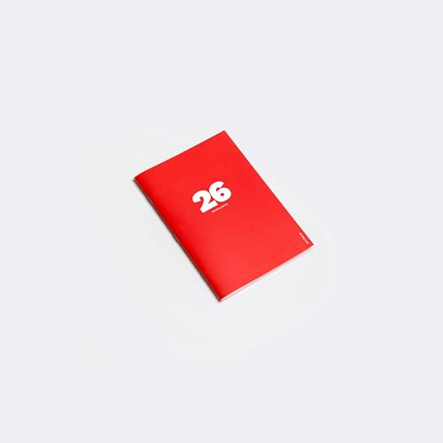 OCTÀGON DESIGN | 2026 Mini Monthly Planner | Planificador mensual | 12 meses; enero - diciembre 2026 | El icónico Monthly Planner de Octàgon | Tamaño similar a A6 | Color Rojo | Tapa blanda