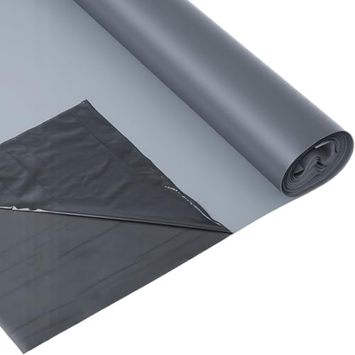 Vattentät takpapp, 10 x 1 m utdragen underspännbana, 10 m² självhäftande takfolie, vattentät UV-beständig, för metalltakpaneler, hus- och takbalkar, grå