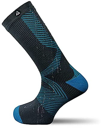 VER JARI Calcetín impermeable Verjari Discover Ultra Largo Azul | Al aire libre Caza Pesca Senderismo Trek, Azul