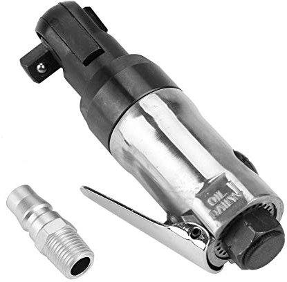 Broco Llave De Impacto Neumatica, Conductor Cuadrado Vástago recto Llave neumática de trinquete neumática Llave de impacto Herramienta profesional extra corta(1/4)