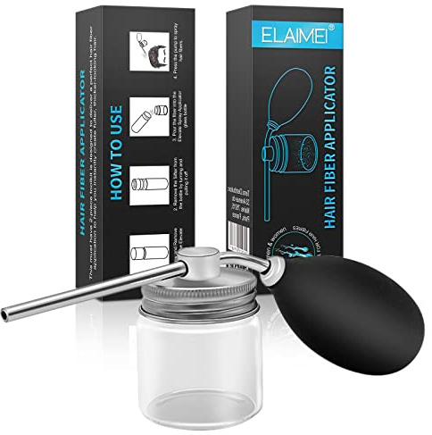 Fiber Hair Powder Spray Applicator Pump, Hair Addition Spray for Thinning Hair, Hair Regrowth Spray Tool