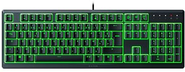 Razer Ornata V3 X - Clavier Gamer à Profil Bas (Switches à Membrane Silencieux, Repose-Poignet Ergonomique, RGB Chroma, Touches en ABS Vernies aux UV) Clavier AZERTY | Noir