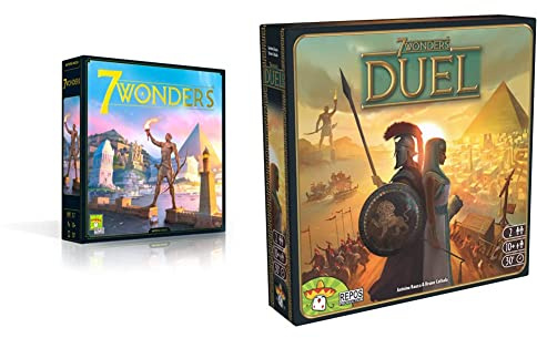 Asmodee | UNBOX NOW | Repos Production | 7 Wonders | Grundspiel | Kennerspiel des Jahres 2011 & Asmodee | UNBOX NOW | Repos Production | 7 Wonders Duel | Grundspiel | Kennerspiel