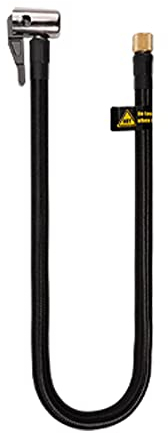 AUTDER Luftschlauch für AD380 Reifenfüller, hergestellt aus Gummi und Zinklegierung, Schwarz