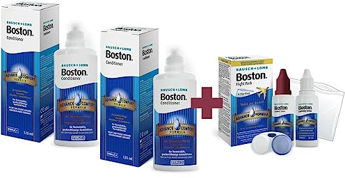 Boston Conditoner (2 x 120 ml) + Advance Flight Pack Spar Pack Bausch und Lomb