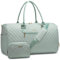 LOVEVOOK Reisetasche Sporttasche Damen, Weekender Travel Bag Kliniktasche Geburt mit Kulturtasche, Schuhfach & Nassfach, wasserdichte Gym Bag, Handgepäck Tasche für Flugzeug Reisen, Hellgrün