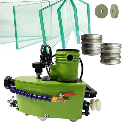 Glass Edge Polishing Machine, 800W Hand-Held Grinder for Bevelled Edges, 8000r/Min Polishing for Glass, Acrylic, Marble, Ceramic