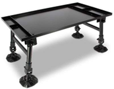 Tackle Karpfen & Köder Angelgerät XL Session Biwack-Tisch mit verstellbaren Beinen