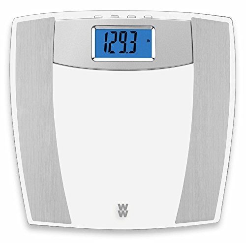 Weight Watchers Scales by Conair Scale for Body Weight, Digital Bathroom Scale with Body Fat, Muscle and BMI in Clear