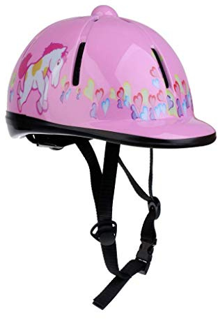 Heemtle Children Kids Adjustable Horse Riding Hat/Helmet Head Protective Gear 8 Colors Optional （Adjustable：48-54CM）