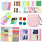 Leebotree Instant Camera Accessories Compatible with Instax Mini 11 Instant Film Camera Include Case/Album/Wall Hang Frames/Film Frames/Border Stickers/Corner Stickers (Blush Pink)