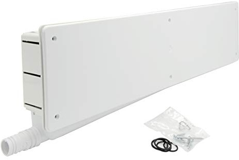 La Ventilazione FSPR50 Caja predisposición instalaciones con desagüe condensado Reversible, Color Blanco, Spessore 50 mm