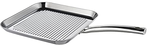 Schulte-Ufer Grillpfanne Skagen, 9557-28, Edelstahl, 28 x 28 cm