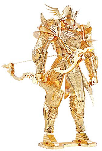 Piececool 3D Puzzle Metal Bow Knight Models, Mech Warrior Craft Model Kits for Adults to Build, 3D Puzzles Adult Teens for 304 Stainless Steel, Ideal as Gifts, Home Decoration, Collection, 134 Pieces